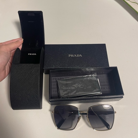 Prada Polarized Square Sunglasses, 57mm - Picture 7 of 15